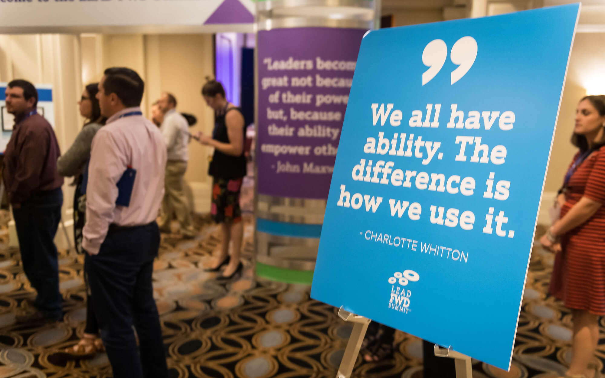 LEAD FWD Summit Signage